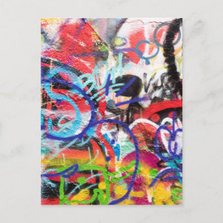 グラフィティ熱狂する ポストカード