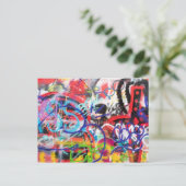 グラフィティ熱狂する ポストカード (スタンド正面)