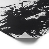 グラフィティ環境通りアートinグリーン&ブルー ポスター (角)