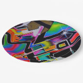 グラフィティ紙プレート ペーパープレート (アングル)