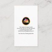 グラフィティ絵を描に対するブ絵を描ラシの青 名刺 (裏面)