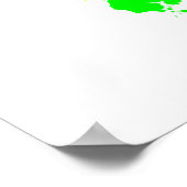 グラフィティ絵を描スパイススケーター ポスター (角)