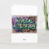 グラフィティ誕生日カードソン カード (裏面)