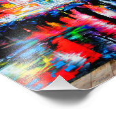 グラフィティ通りアートカムデンタウンロンドン フォトプリント (角)