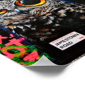 グラフィティ通りアートカムデンタウンロンドン ポスター (角)