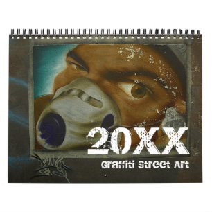 グラフィティ通りアートカレンダー20xx カレンダー