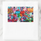 グラフィティ通りアートシティ 長方形シール (バッグ)