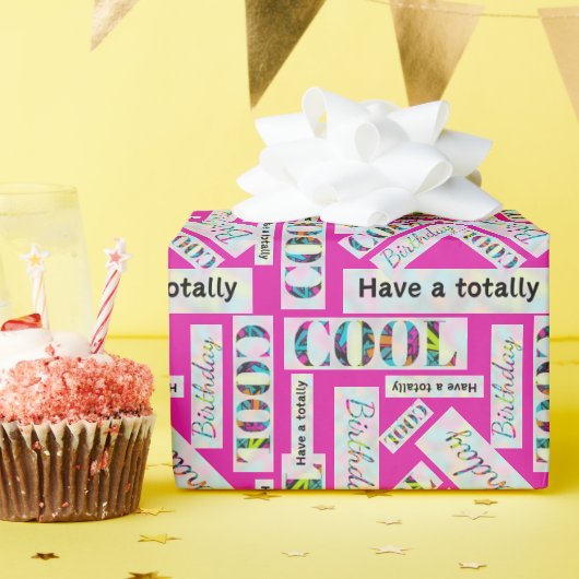 グラフィティ通りアートパターントータルクール誕生日 ラッピングペーパー (誕生日パーティー)