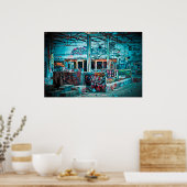 グラフィティ通りアート放棄建物ポスター ポスター (キッチン)