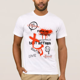 グラフィティ通りスタイルオーバルクラシック Tシャツ