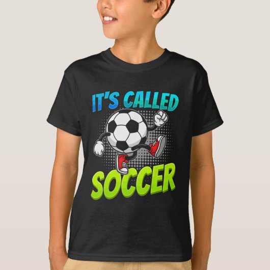 グラフィティ風サッカー漫画「フットボールだってば!」 Tシャツ (正面)