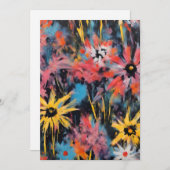 グラフィティ鮮やかフラワーアート シーズンカード (正面/裏面)