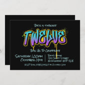 グラフィティ10代の12招待状 招待状 (正面/裏面)