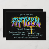 グラフィティ10代の15招待状 招待状 (正面/裏面)