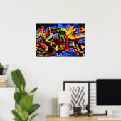 グラフィティ17 wapm ポスター (ホームオフィス)