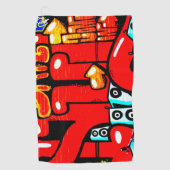 グラフィティ19gtcnm ゴルフタオル (正面)