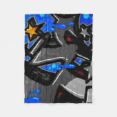 グラフィティ3 fbcna フリースブランケット (正面)
