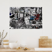 「グラフィティ6」プリント ポスター (キッチン)