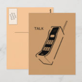 グラフィティ80s携帯電話 ポストカード (正面/裏面)