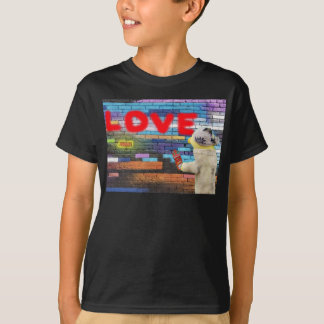 グラフィティ・アートのTシャツでアメリカ愛を表現しよう Tシャツ