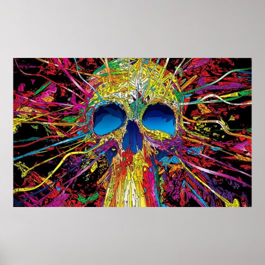 グラフィティ、アート、サイケデリックアート、グラフィックデザイン。 ポスター (正面)