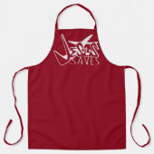 グラフィティ・イエス・クリスチャン救ス エプロン (正面)