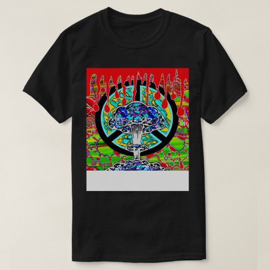グラフィティ・エクスプローション・レインボー・アート Tシャツ (デザイン正面)
