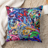 グラフィティ クッション (ブランケット)