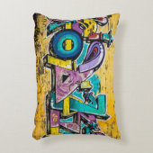 グラフィティ、グルダンダルフィヨルドゥール、アイスランド アクセントクッション (正面(垂直))