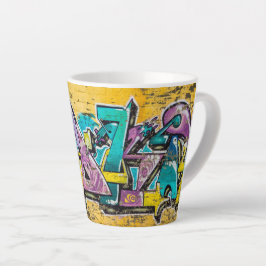 グラフィティ、グルダンダルフィヨルドゥール、アイスランド カフェラテマグ