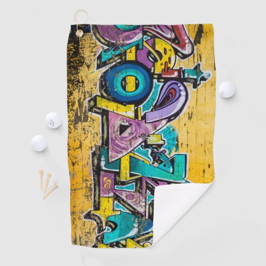 グラフィティ、グルダンダルフィヨルドゥール、アイスランド ゴルフタオル (インサイチュ)