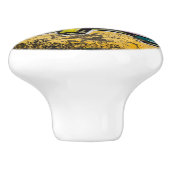 グラフィティ、グルダンダルフィヨルドゥール、アイスランド セラミックノブ (側面)