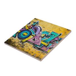 グラフィティ、グルダンダルフィヨルドゥール、アイスランド タイル