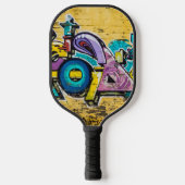 グラフィティ、グルダンダルフィヨルドゥール、アイスランド ピックルボールラケット (正面)