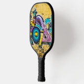 グラフィティ、グルダンダルフィヨルドゥール、アイスランド ピックルボールラケット (左)