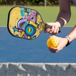 グラフィティ、グルダンダルフィヨルドゥール、アイスランド ピックルボールラケット