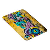 グラフィティ、グルダンダルフィヨルドゥール、アイスランド マグネット (右側)