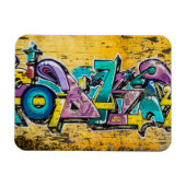 グラフィティ、グルダンダルフィヨルドゥール、アイスランド マグネット (横)