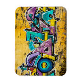 グラフィティ、グルダンダルフィヨルドゥール、アイスランド マグネット (縦)