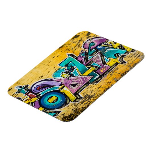 グラフィティ、グルダンダルフィヨルドゥール、アイスランド マグネット (左側)