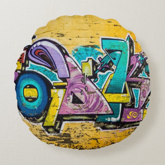 グラフィティ、グルダンダルフィヨルドゥール、アイスランド ラウンドクッション (正面)