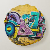 グラフィティ、グルダンダルフィヨルドゥール、アイスランド ラウンドクッション (裏面)