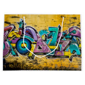 グラフィティ、グルダンダルフィヨルドゥール、アイスランド ラージペーパーバッグ (正面)