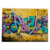 グラフィティ、グルダンダルフィヨルドゥール、アイスランド ラージペーパーバッグ (裏面)