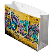 グラフィティ、グルダンダルフィヨルドゥール、アイスランド ラージペーパーバッグ (裏面アングル)