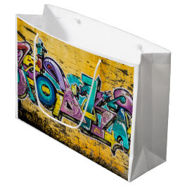 グラフィティ、グルダンダルフィヨルドゥール、アイスランド ラージペーパーバッグ