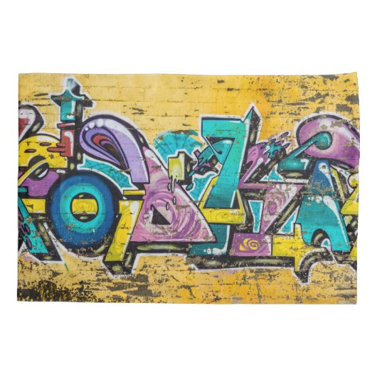 グラフィティ、グルダンダルフィヨルドゥール、アイスランド 枕カバー (裏面)