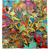 グラフィティ シャワーカーテン (正面)