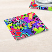 グラフィティ スクエアペーパーコースター (アングル)