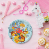 グラフィティ・スケートボード・キッド・バースデー・パーティー ペーパープレート (パーティー)